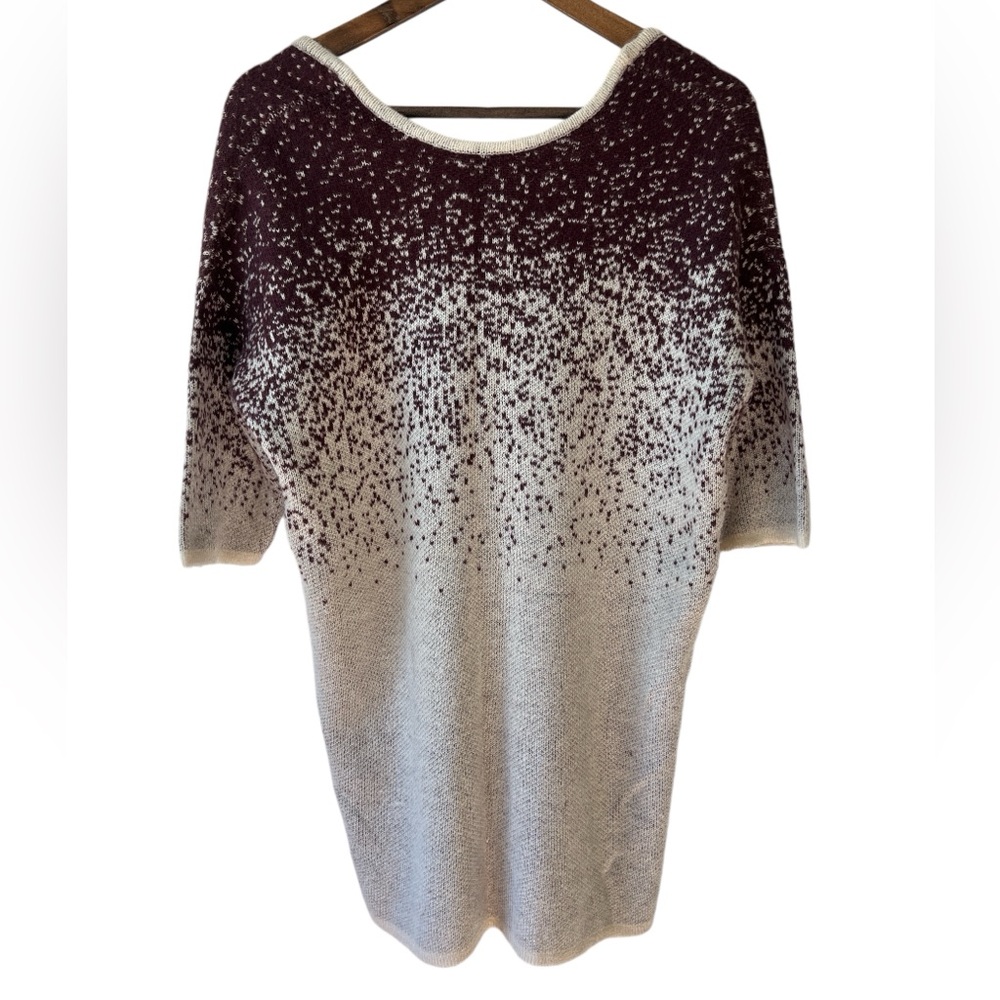 Anthropologie Silence + Noise Short Sleeve Tunic Sweater